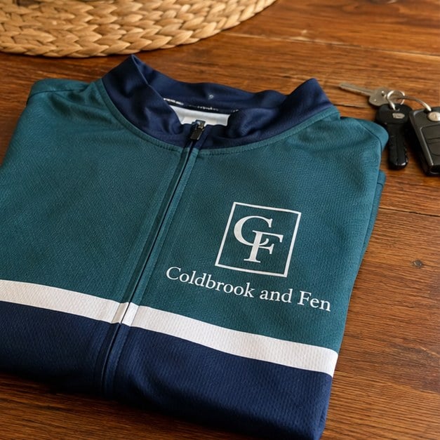 Personalized cycling jerseys — customer photo
